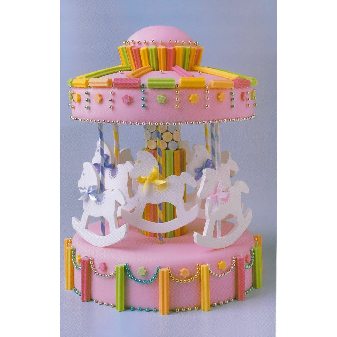 Rocking Horse LARGE x 8 Cut out's 11.5x10cm Craftwood Carousel Horse Wooden Shape