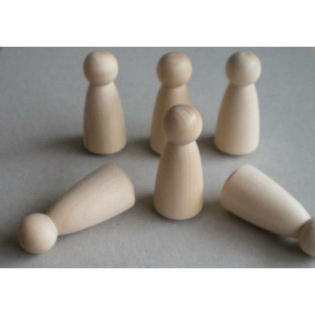 Wooden Mamma Doll - Raw Unfinished