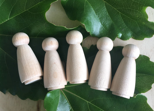 Dolls Mum - Wooden Doll x 5