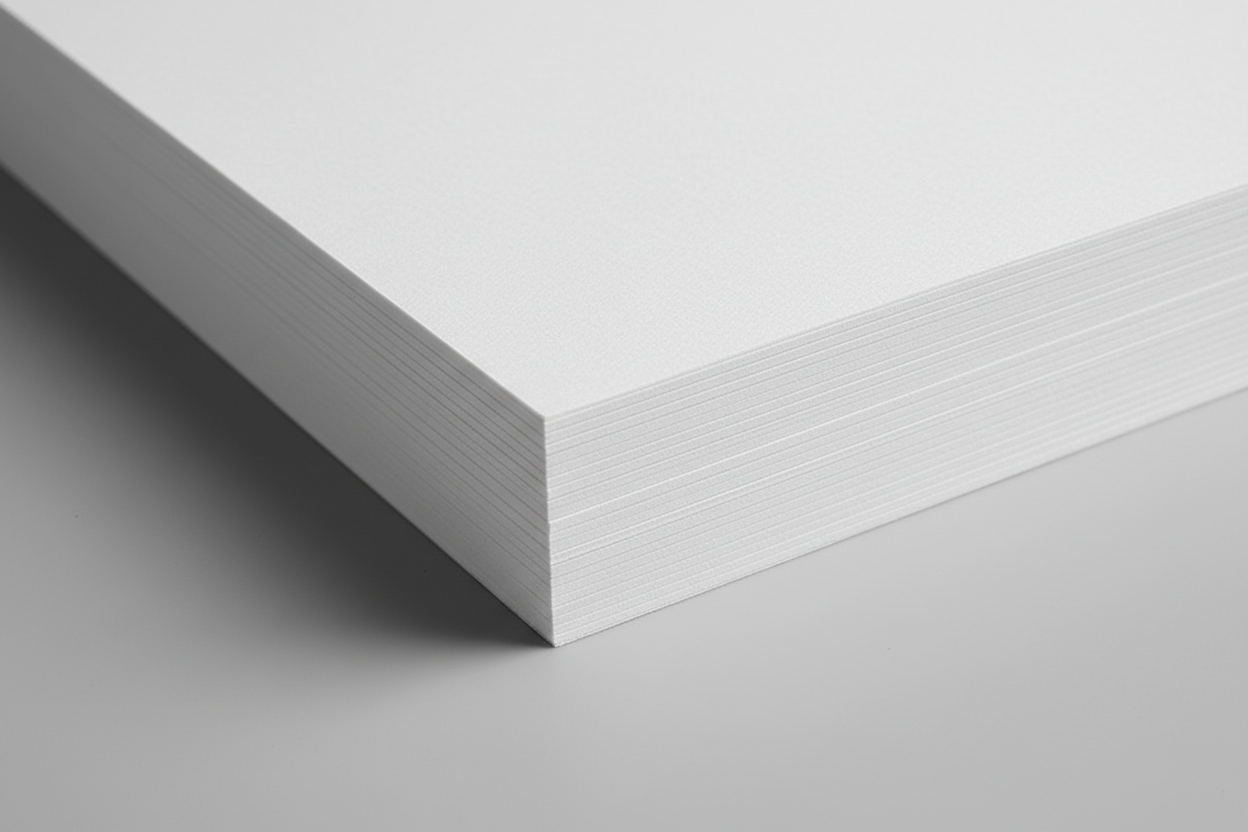 White Smooth Card 300gsm Pack of 20 Sheets Choose Size