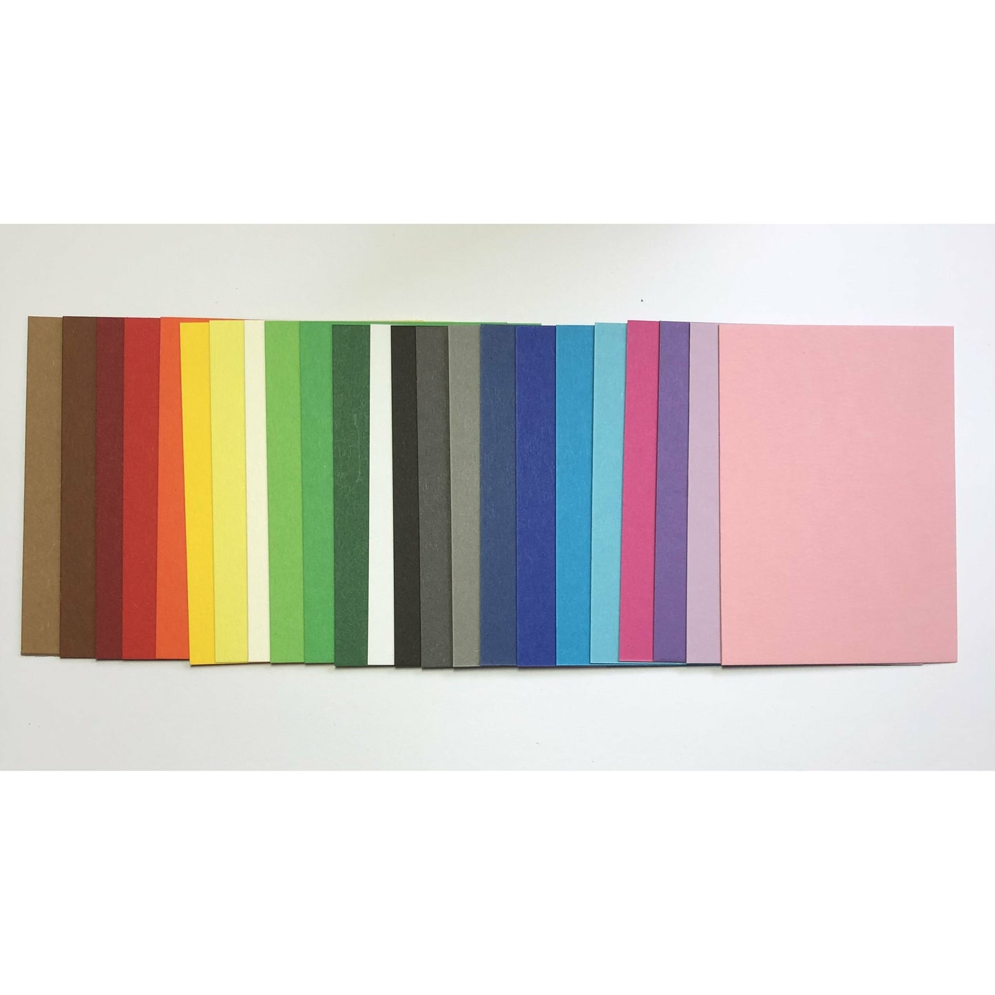 Rainbow Blank A5 SCORED Card x20  (148mmx210mm)Recycled Choose a colour