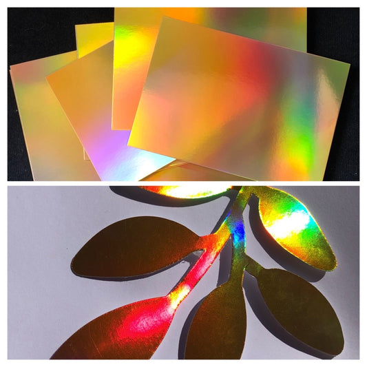 Mirror Foil Board Card 325gsm x 20 Sheets Choose size and colour