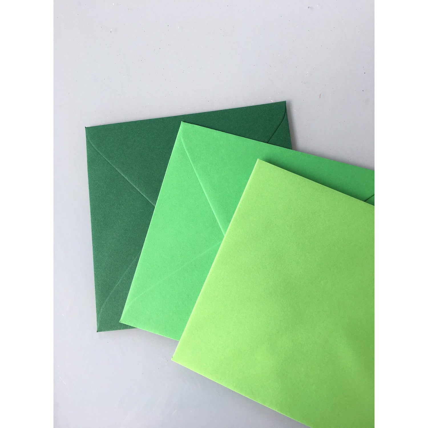 Recycled coloured envelopes
