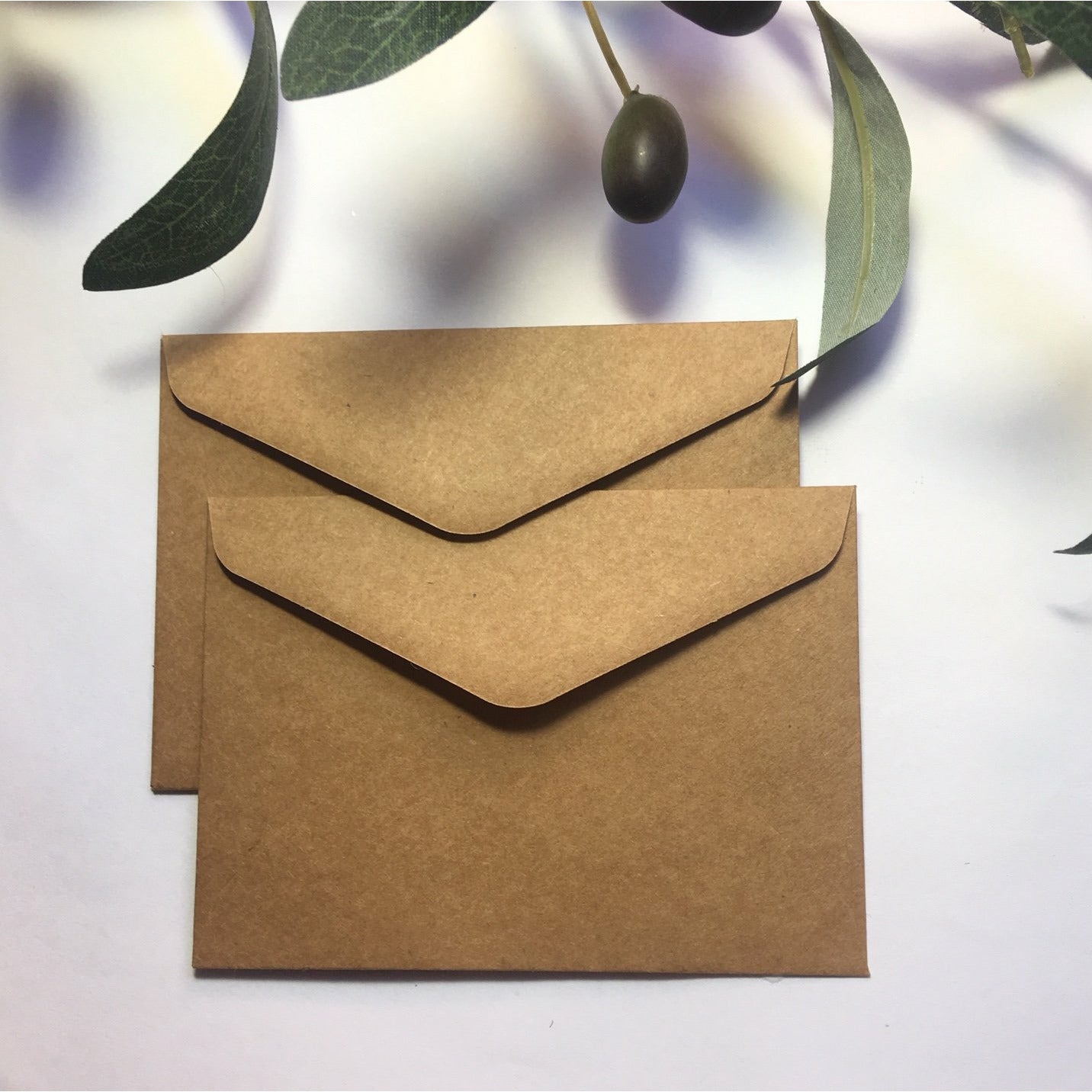 small envelopes kraft browh