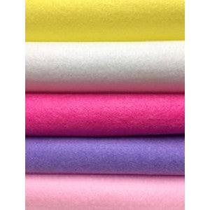 Felt Squares Acrylic Pack of 10 Unicorn Mix