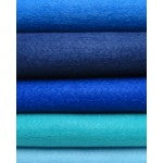 Felt Squares Acrylic pack of 10 Blue Mix