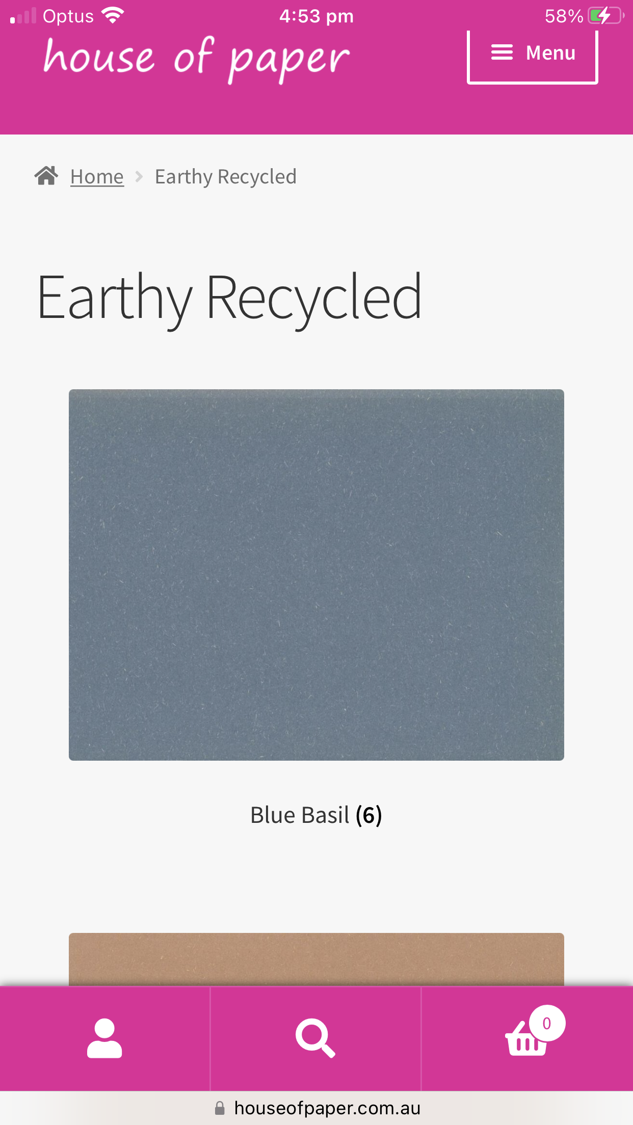 Earth A5 100% Recycled Card in 10 Colours