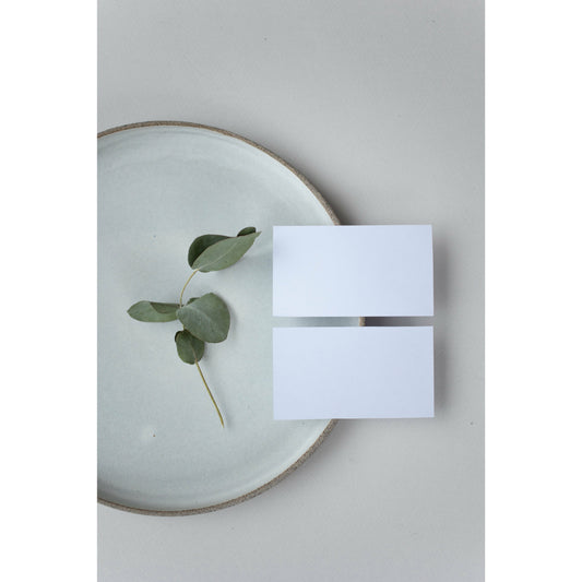 White Mini Cards ATC Card Palm Card 64x90mm Pack of 50