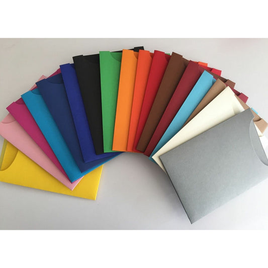 C6 Invitation Pockets and Envelopes 100% Recycled - Choose a Colour